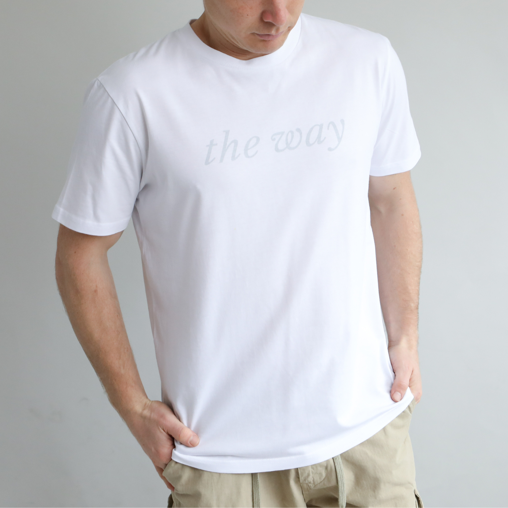 Spine Glow Up White Tee - Organic Cotton
